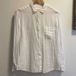 Velvet by Jenny Graham White Women’s Casual Button-Down Shirt